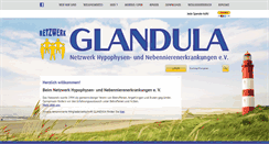 Desktop Screenshot of glandula-online.de