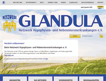 Tablet Screenshot of glandula-online.de